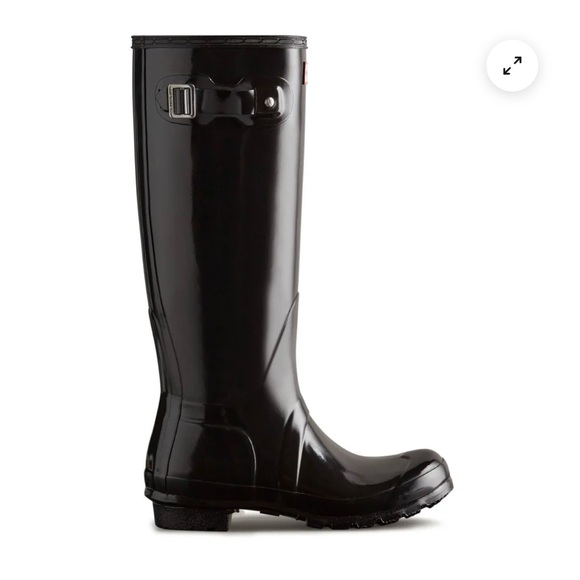 Hunter Classic Tall Black Glossy Boots - Picture 9 of 13